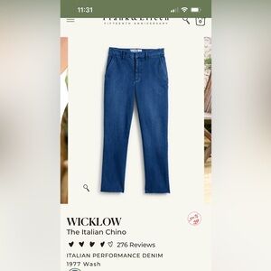 Frank & Eileen Wicklow the Italian Chino